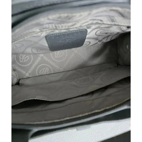 Brighton Sharona Dove Gray Handled Satchel Crossbody Purse Croc Embossed - Picture 12 of 16